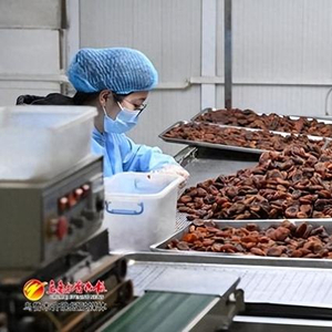 走進農副產品電商企業感受疆果外送新氣象